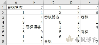 图片[1]-Excel多重复值标注不同颜色-春枫博客